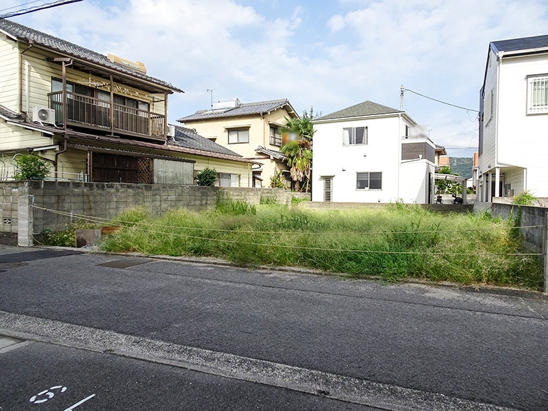 松山市枝松２丁目売り土地の現地写真