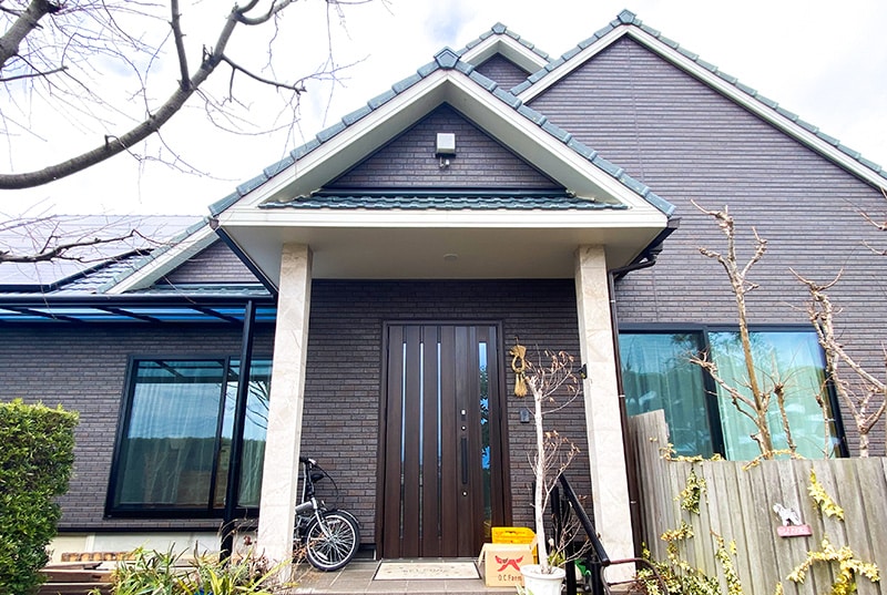 ミセスホームのまるごと断熱＆全館空調マッハシステム、改修後玄関ドア