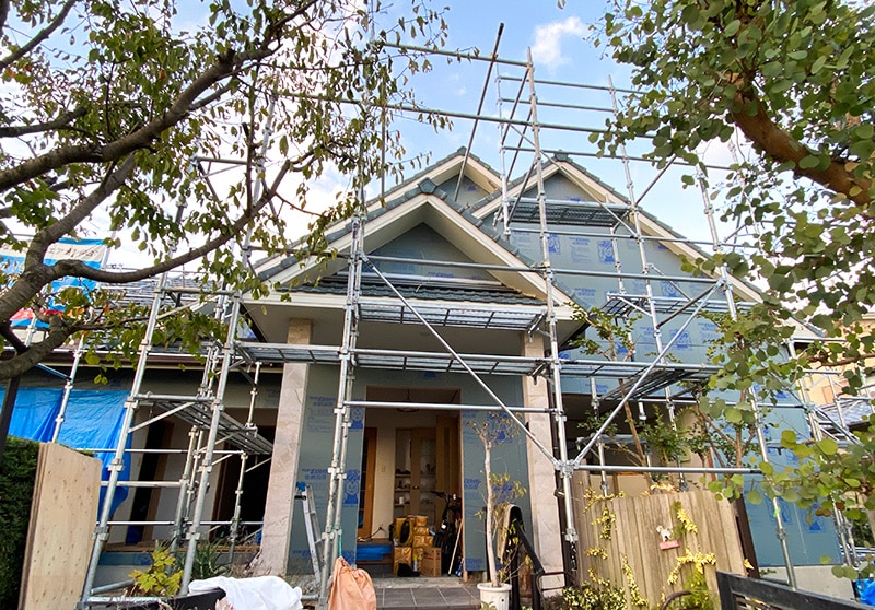 ミセスホームのまるごと断熱＆全館空調マッハシステム工事中の様子