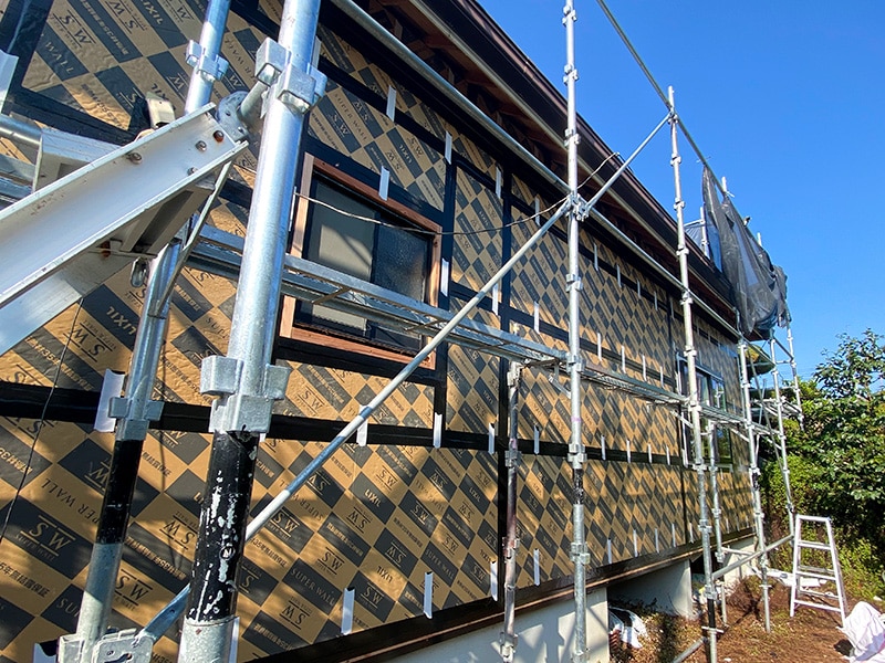 ミセスホームのまるごと断熱＆全館空調マッハシステム工事中の様子