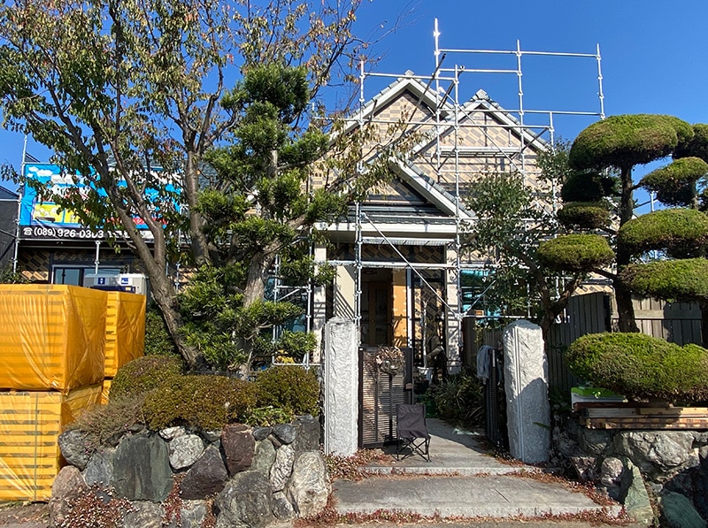 ミセスホームのまるごと断熱＆全館空調マッハシステム工事中の様子