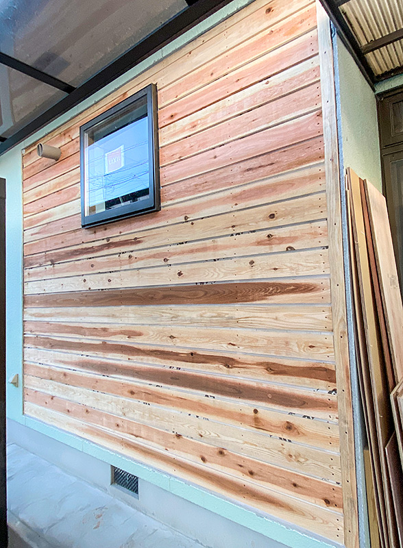 部分断熱リフォーム　工事途中