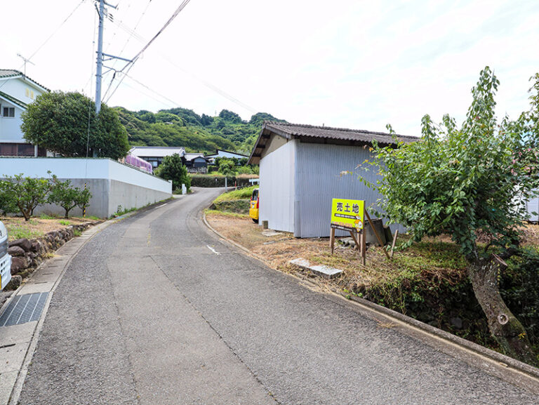 伊予市八倉売農地の現地写真、北東側より撮影