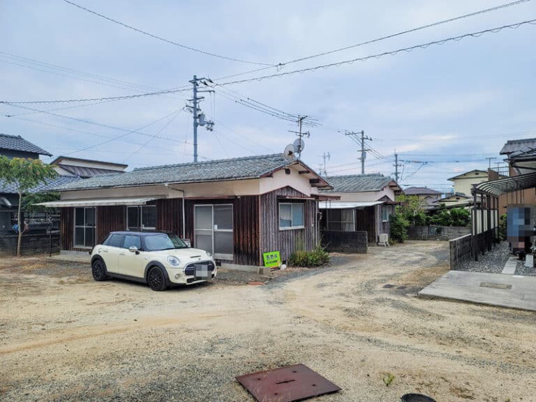 伊予郡松前町北黒田土地49.72坪北東側より撮影