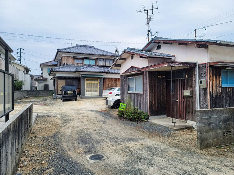 伊予郡松前町北黒田土地49.72坪北西側より撮影