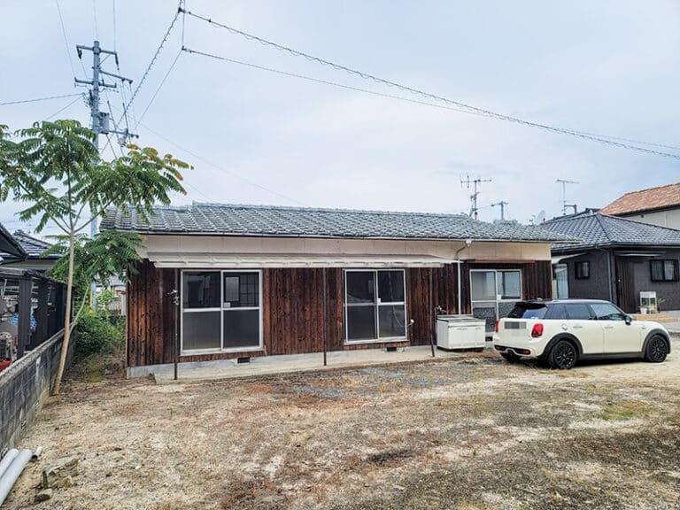 伊予郡松前町北黒田土地49.72坪東側より撮影