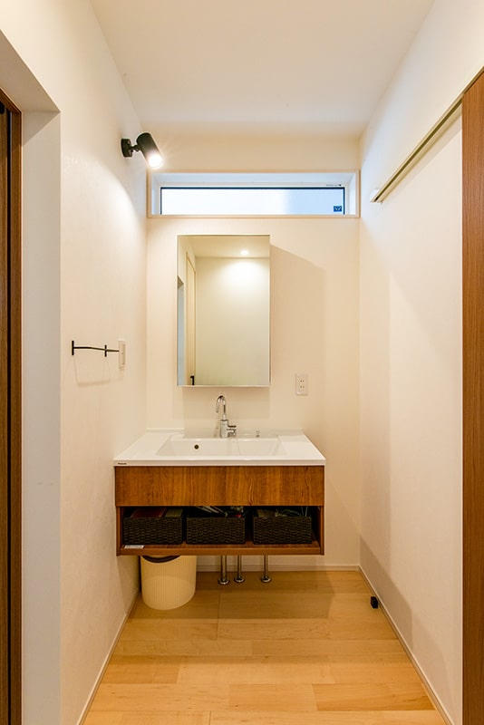 独立洗面台写真－ミセスホーム施工事例