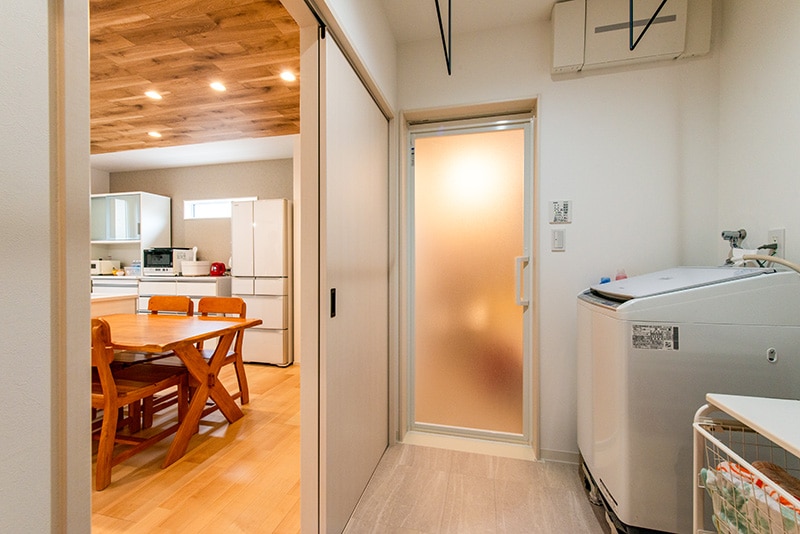 脱衣室写真－ミセスホーム施工事例