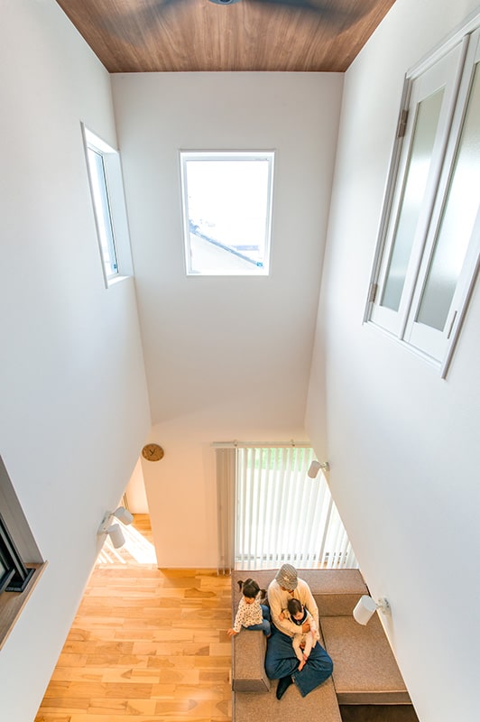 LDK吹抜け－ミセスホーム施工事例