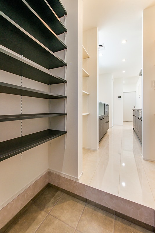 回遊動線－ミセスホーム施工事例