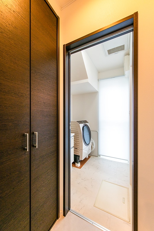 収納動線－ミセスホーム施工事例