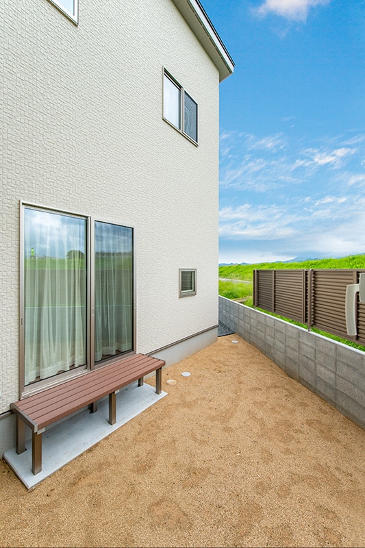 中庭写真－ミセスホーム施工事例