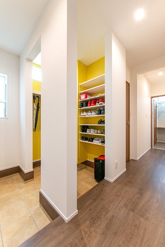 玄関収納－ミセスホーム施工事例
