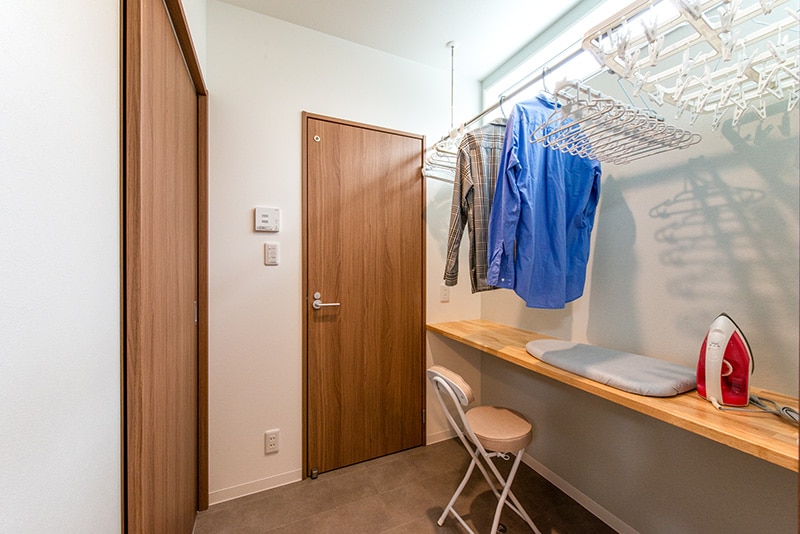 ランドリールーム－ミセスホーム施工事例