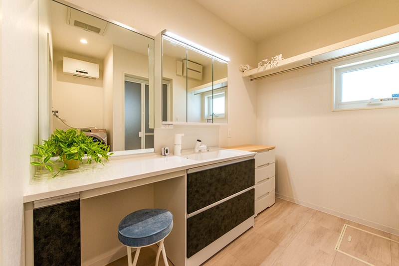 ランドリールーム&収納－ミセスホーム施工事例