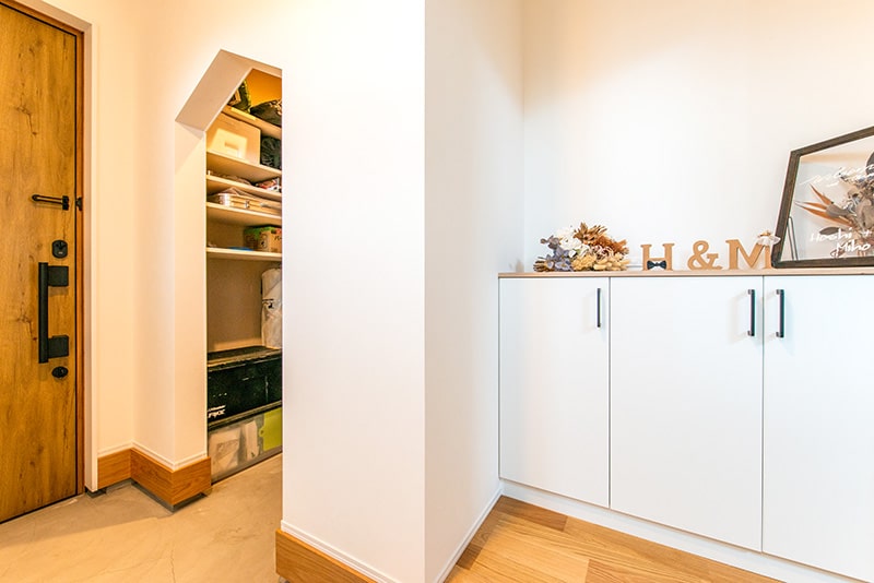 玄関収納－ミセスホーム施工事例