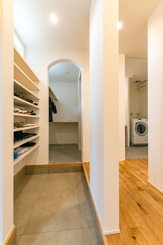 玄関収納－ミセスホーム施工事例