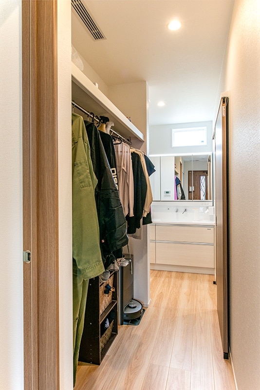 ファミリークローゼット－ミセスホーム施工事例