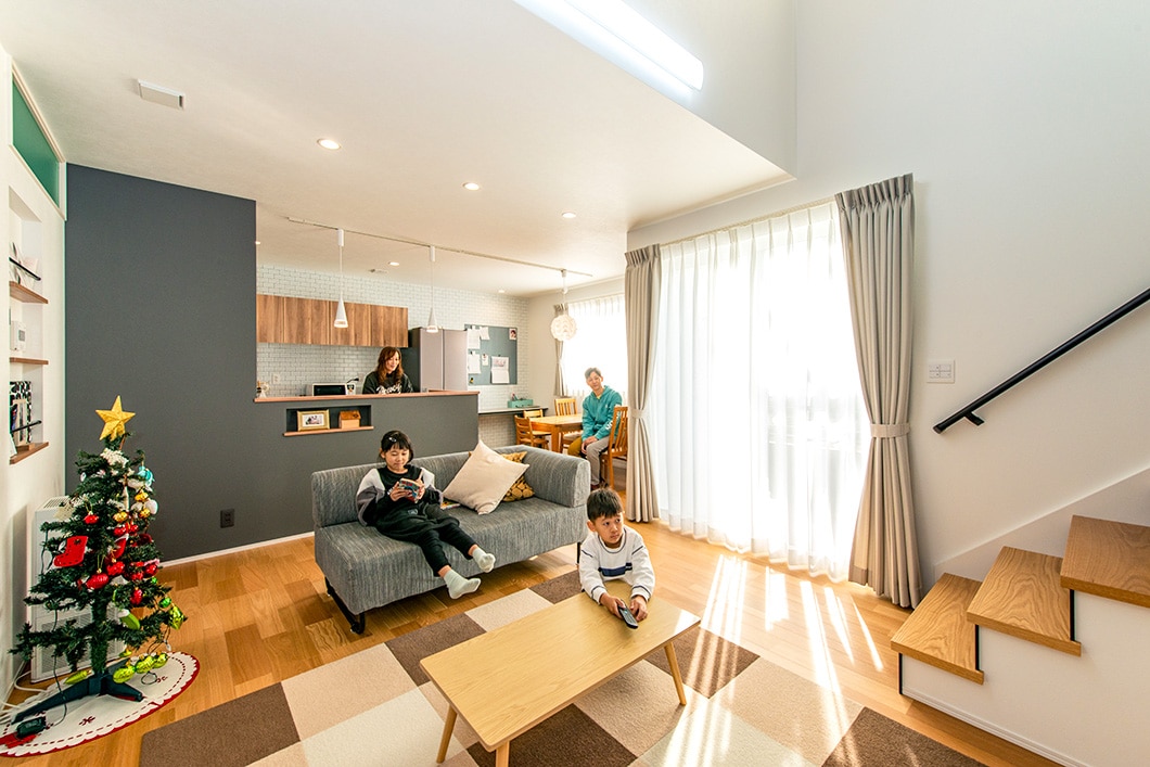 LDK写真－ミセスホーム施工事例