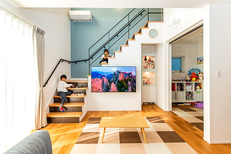 リビング&収納スペース－ミセスホーム施工事例