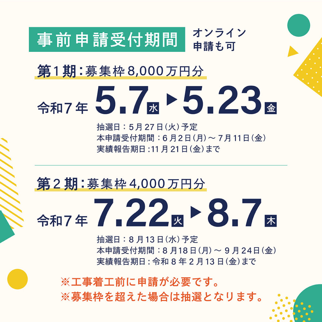 令和7年度松山市わが家のリフォーム応援事業の説明