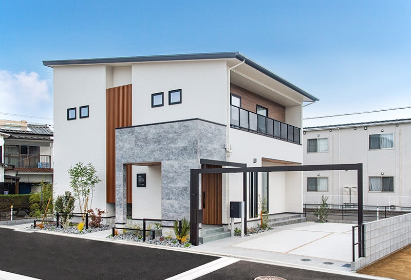 全館空調体感モデルハウス外観