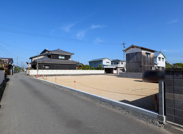 ミセスタウン南吉田町の現地写真北側より