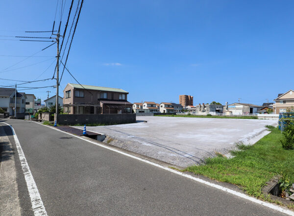 松山市西垣生町事業用地の現況写真