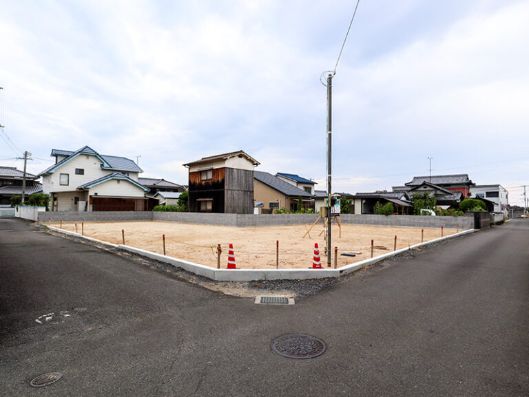 松山市南吉田町分譲地の現況写真