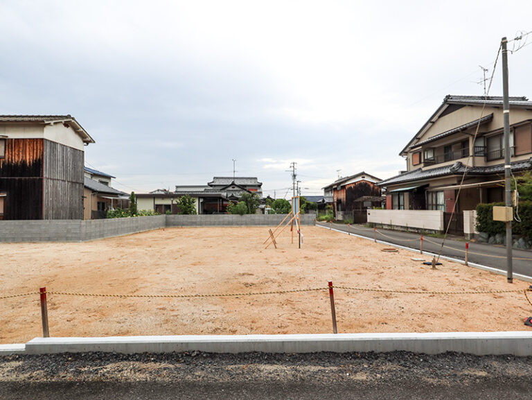 松山市南吉田町分譲地の現況写真