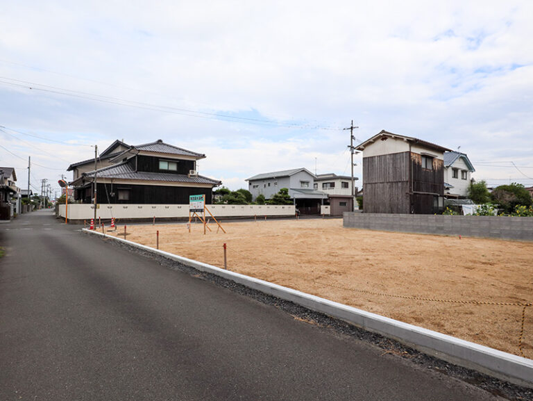 松山市南吉田町分譲地の現況写真