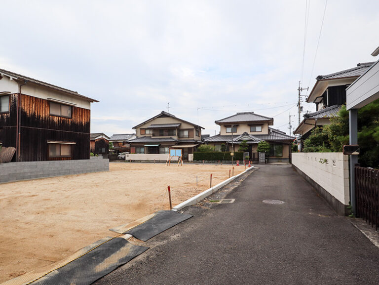 松山市南吉田町分譲地の現況写真