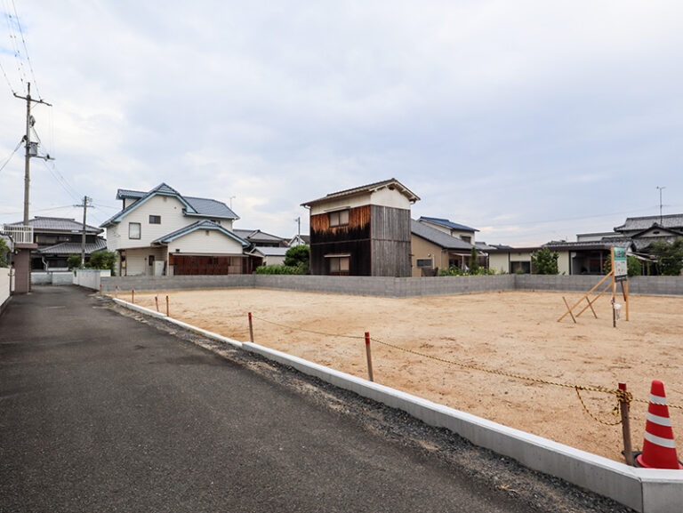 松山市南吉田町分譲地の現況写真