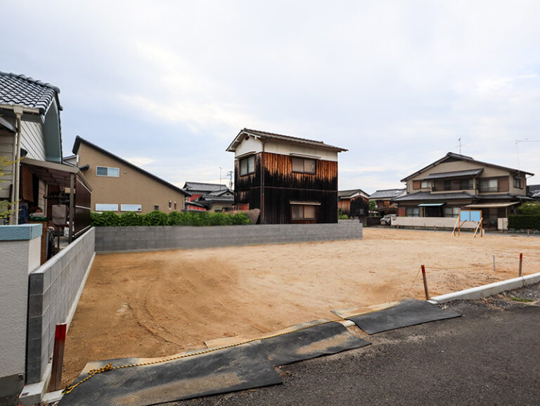松山市南吉田町分譲地の現況写真