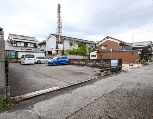 松山市北条辻63坪の土地、現地の様子