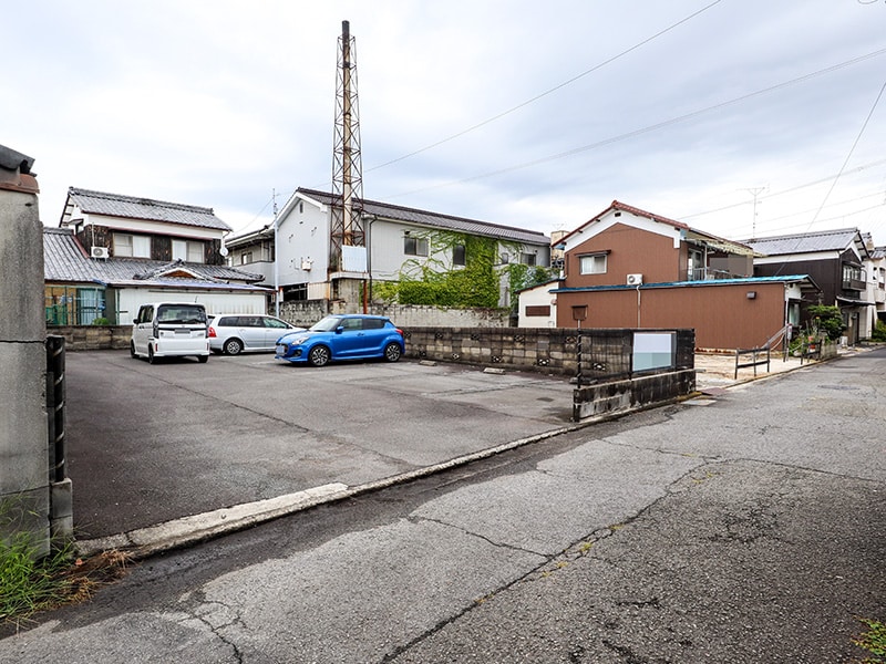 松山市北条辻63坪の土地、現地の様子
