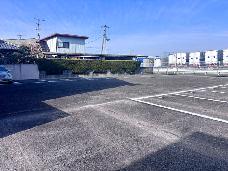 針田パーキングの現地写真。