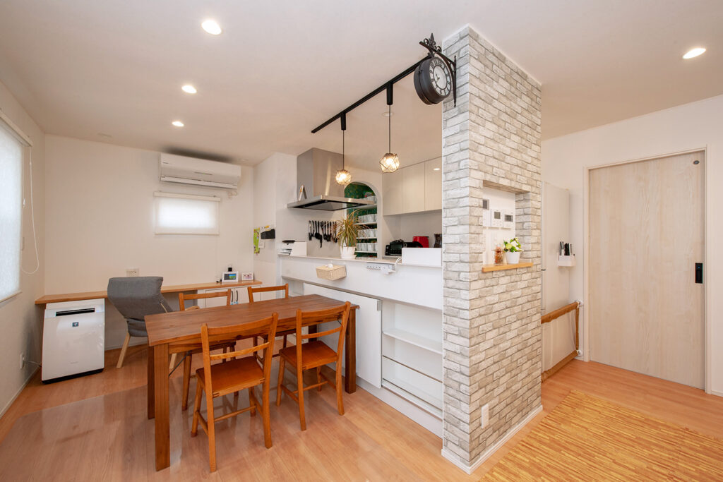 回遊動線のあるダイニングキッチン