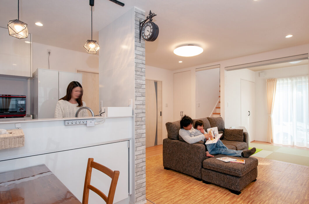 和室とつながる広々LDK