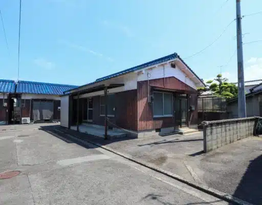 松山市針田町の平屋3DK賃貸住宅 東-2 外観
