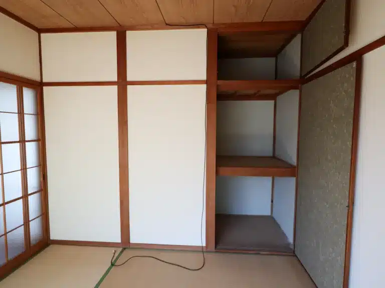針田町賃貸住宅 東-2の和室4.5帖収納